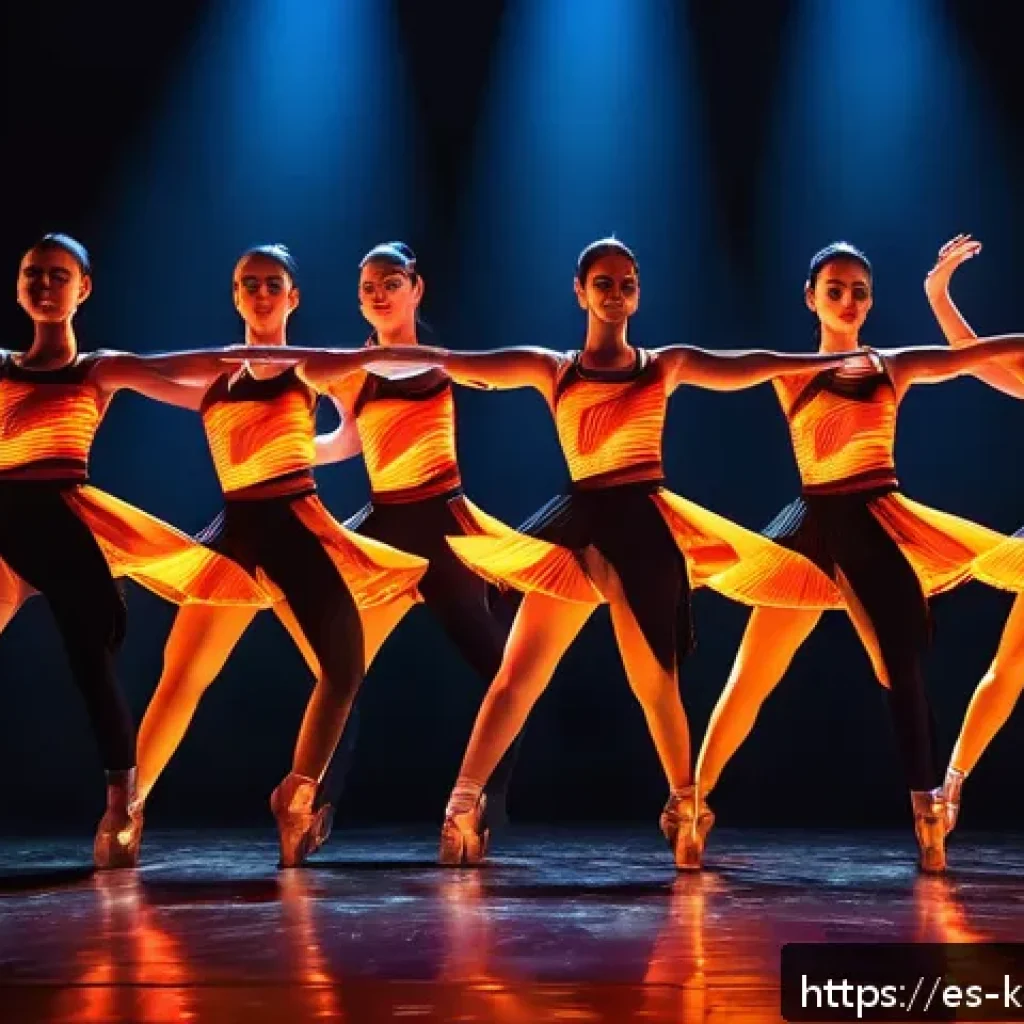 여자 아이들 화  火花  퍼포먼스 분석 - A dynamic stage performance featuring a group of female dancers in dark, fire-inspired costumes with...